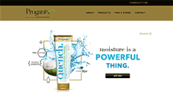 Desktop Screenshot of proganixbeauty.com